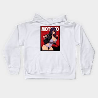 Major Motoko Kusanagi Ghost In The Shell Red Comic Kids Hoodie